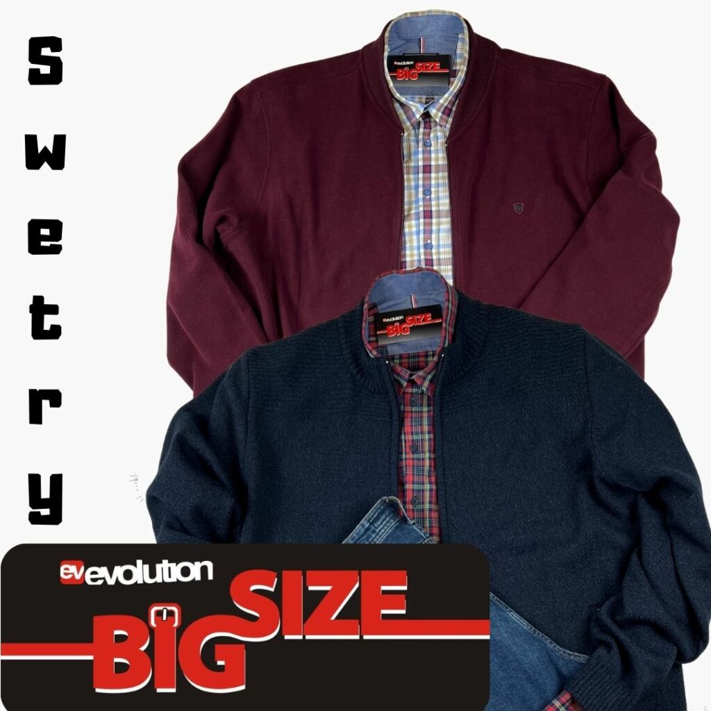 Swetry w dużym rozmiarze ze sklepu dla mężczyzn Big Size